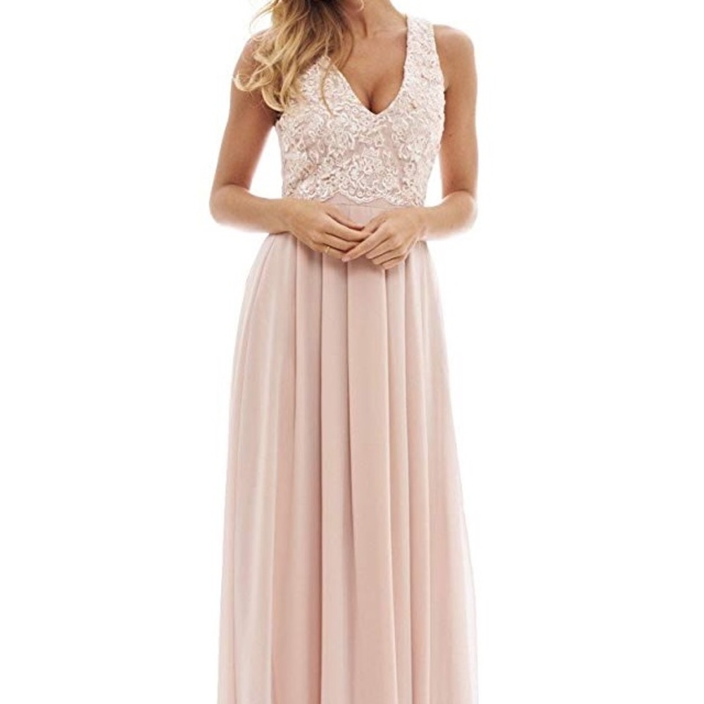 Lace Top Maxi Dress